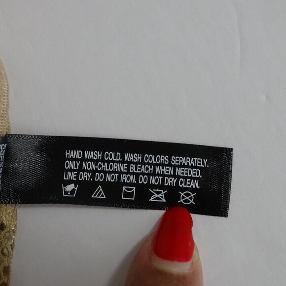 Natori Feathers T-Back Bra 32C Contour Cups Tan Lightly Padded Front Closure NEW - Picture 11 of 11